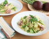 旬野菜を楽しむ◎アスパラガスの冷製パスタ作り方7写真