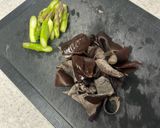 鶏肉の中華麹漬けとアスパラときくらげ炒め作り方4写真