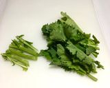 菜の花としらすの明太子パスタ作り方1写真