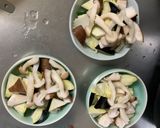 根菜茄子白菜中華風オイ味噌味温野菜サラダ作り方14写真