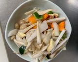 お一人様野菜たっぷりバーベキュー味親子丼作り方8写真