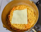 ピリ辛トマトクリームスープパスタ作り方8写真