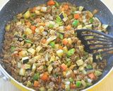 合いびき肉とコロコロ野菜のキーマカレー風作り方6写真