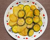 ズッキーニとじゃがいも🥔の甘辛煮😃作り方2写真