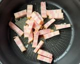 菜の花とベーコンのにんにく醤油パスタ作り方5写真