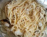 イサキと新玉ねぎの鮎魚醤スパゲッティ作り方10写真