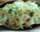 鮭とほうれん草のスパゲッティグラタン作り方8写真