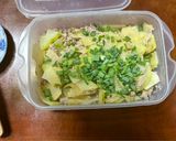 電子レンジde簡単、パパイヤのひき肉炒め作り方4写真