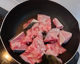 ぶり大根(あら使用)作り方1写真