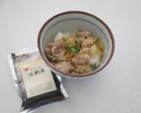 玉ねぎ&豚肉だけ★簡単あっさり塩豚丼作り方15写真