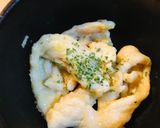 小鉢レシピ●鶏皮のひも焼き作り方2写真