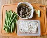 インゲンとシキミの麺(大連風)作り方1写真