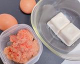 たらこいりレンチン卵豆腐作り方1写真