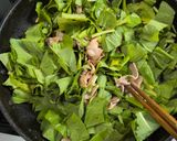 小松菜と豚バラのふわたま中華丼作り方3写真