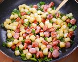 ウインナーとじゃが芋の♪にんにく醤油炒め作り方3写真