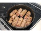 豚バラ肉巻きハンバーグ★動画あり★作り方25写真
