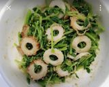 豆苗とちくわのごま和え作り方11写真