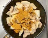 豚バラ肉と大根のカレー煮込み作り方4写真