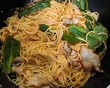 簡単★豚こま肉で!ナポリタンパスタ作り方5写真