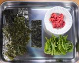 梅と大葉香る✨むね肉の海苔巻き唐揚げ作り方2写真