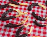 国産ドライフルーツでオレンジピールチョコ作り方2写真