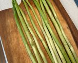 レンジで作るアスパラの胡麻和え作り方1写真