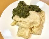 タンザニア★キャッサバ葉ココナッツ煮込み作り方5写真