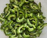 簡単！うまい！ゴーヤとなすの味噌炒め作り方3写真