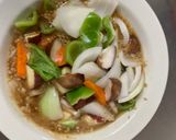 お一人様洋風中華丼味根菜たっぷり野菜炒め作り方14写真