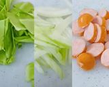 たまごふわとろチーズオムそば作り方1写真