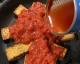 厚揚げのトマト煮(アラビアータ)作り方4写真