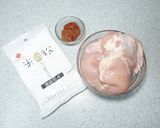 梅味の鶏揚げ焼き♪作り方1写真