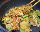 *豚ばらと春キャベツの蒸し焼き回鍋肉作り方10写真