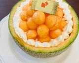 まるごとメロンケーキ作り方5写真