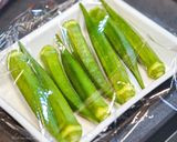 電子レンジで♪オクラの塩昆布ナムル作り方6写真