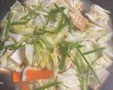 春キャベツと厚揚げの塩糀あんかけ作り方2写真