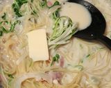 簡単茅乃舎クリームスープパスタ☆簡単昼食作り方2写真