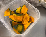 鶏とかぼちゃと蓮根の味噌炒め作り方3写真