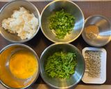 ピリッとシャキッと、わさび菜炒飯作り方1写真