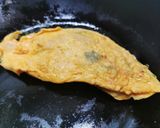 ほうれん草とハムのオムレツ作り方7写真