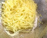 そうめんカボチャ(金糸瓜)茹で方メモ作り方4写真
