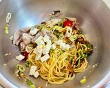 ゴーヤ納豆麹と豚しゃぶの冷製パスタ作り方11写真