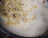 卵🥚を使ったかきの味噌汁作り方4写真