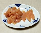 舞茸と鶏むね肉のクリームパスタ作り方1写真