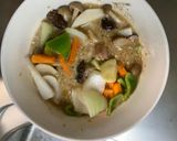 お一人様簡単梅チャプチェ味豆腐野菜炒め作り方15写真