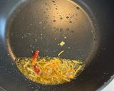 鮎のウルカと茗荷のペペロンチーノ作り方3写真