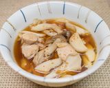 秋の絶品・鶏きのこ汁と蕎麦作り方6写真