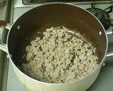 ひき肉と夏野菜のスープ簡単ワン鍋作り方1写真