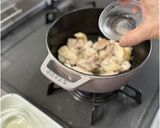 和栗：練馬江戸栗レシピ『栗と鶏肉の甘辛煮』作り方5写真
