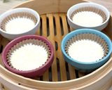 ふっわふわ♡優しい甘さのチーズ蒸しパン作り方3写真